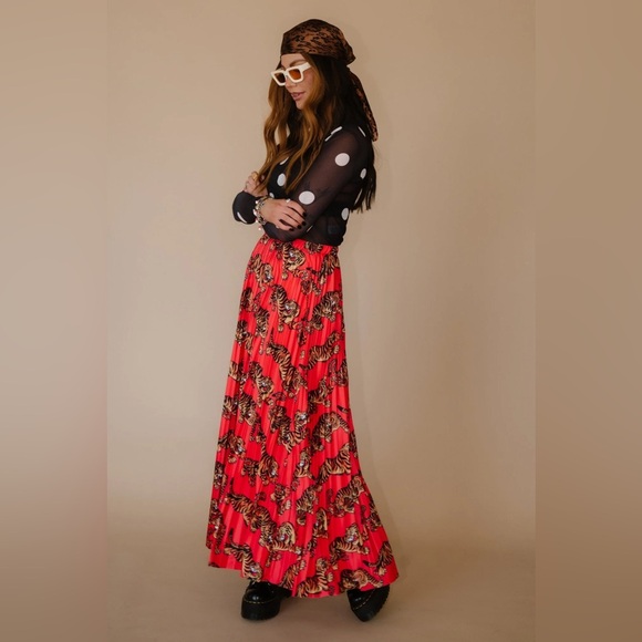 Dressed in LALA Dresses & Skirts - Dressed in LALA Don't Let Them Tame You Pleated Midi Skirt